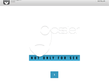 Tablet Screenshot of gossier.com